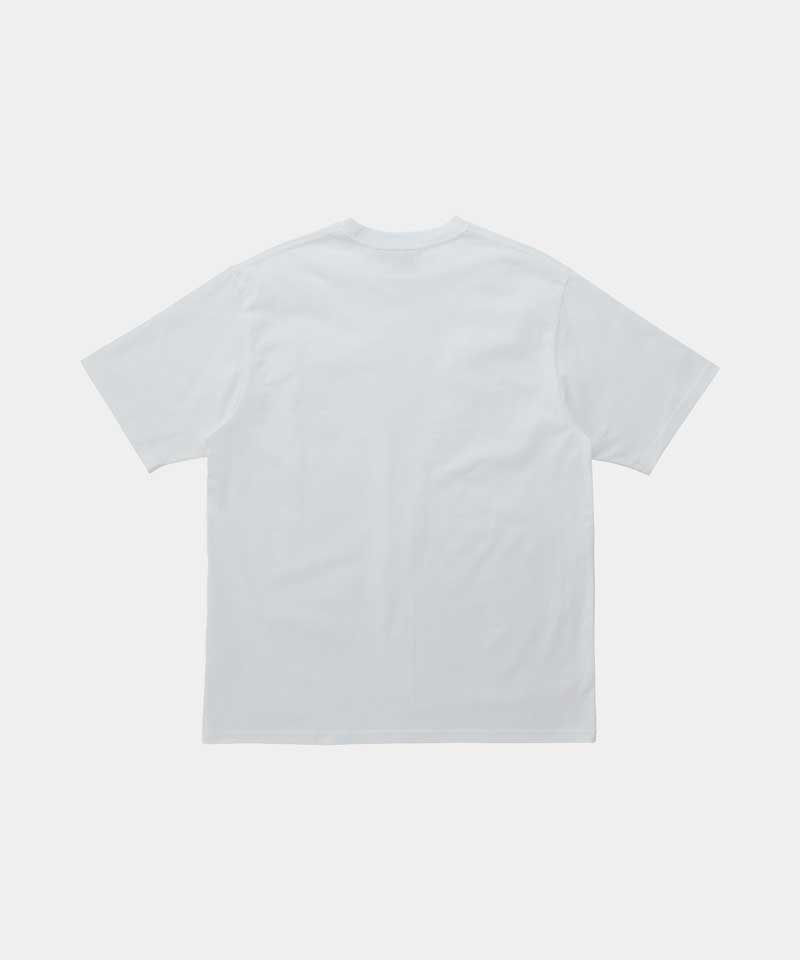 Back view of a Gramicci white One Point Tee against a light-tone background.