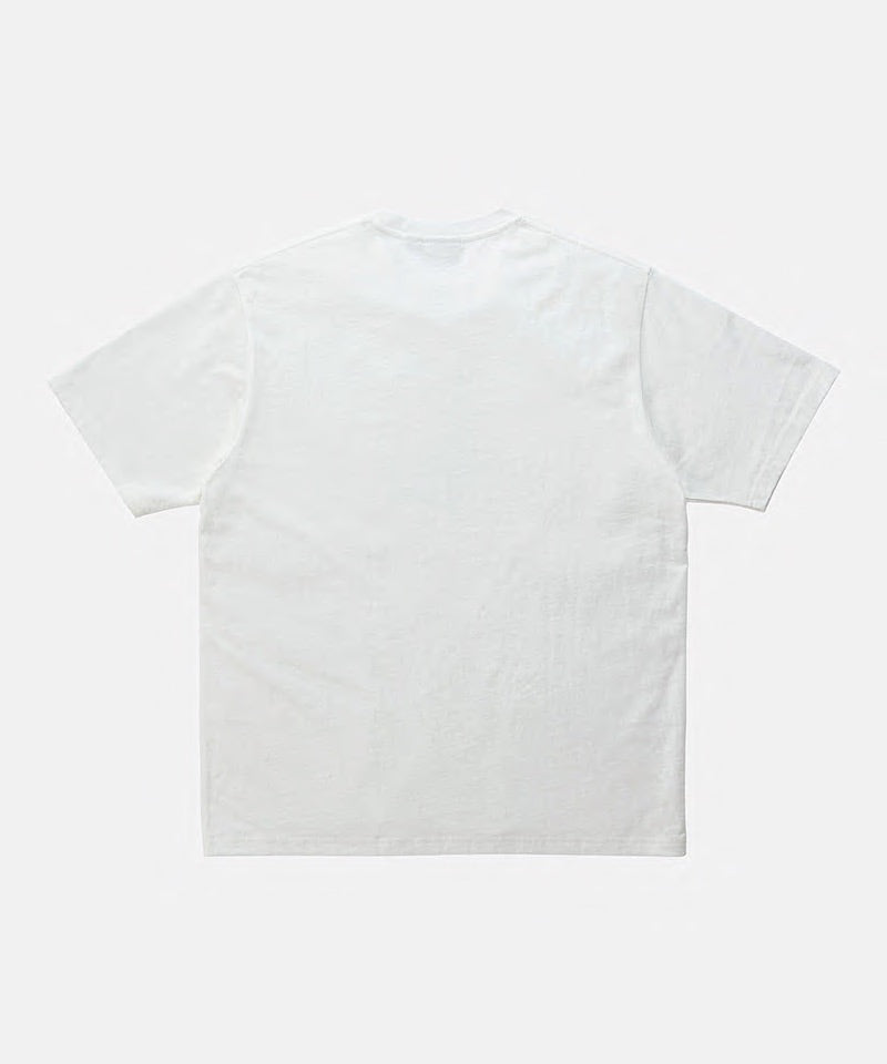 Back view of a Gramicci white One Point Tee against a light-tone background.