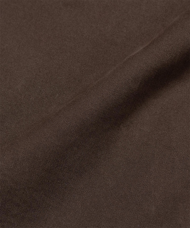 Gramicci chocolate colored G-Skort fabric swatch.