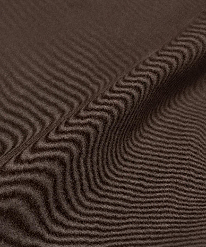 Gramicci chocolate colored Gramicci G-Skort fabric swatch.