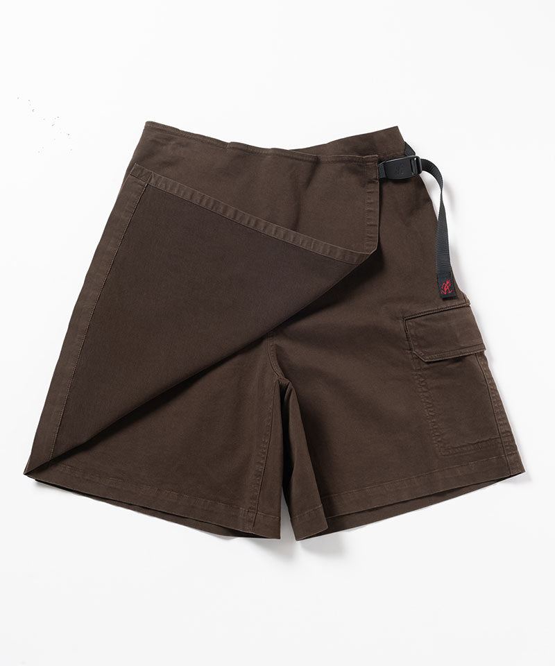Gramicci G-Skort in the color chocolate on a light-tone background.