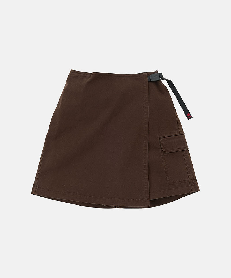 Gramicci G-Skort in the color chocolate on a light-tone background.