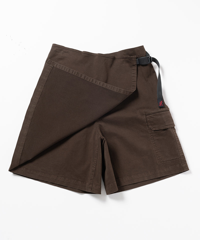 Gramicci G-Skort in the color chocolate on a light-tone background.
