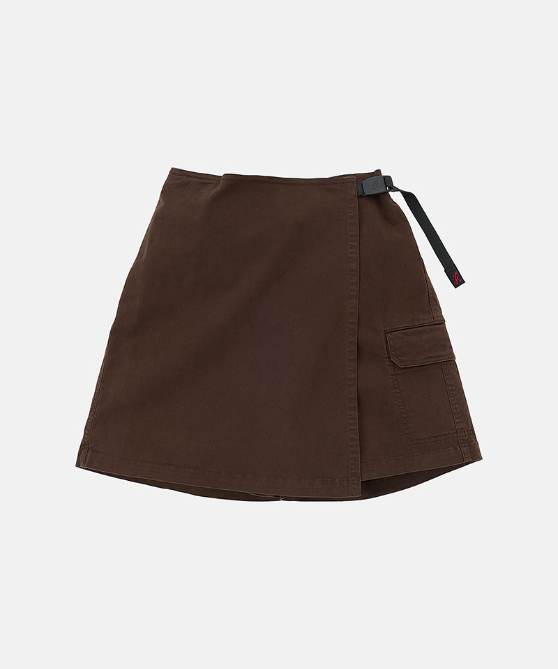 Gramicci G-Skort in the color chocolate on a light-tone background.