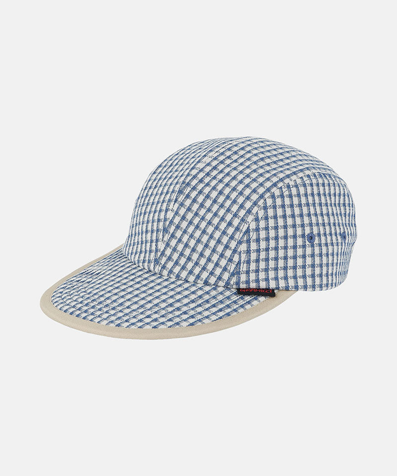 Gramicci Dobby Plaid Long Bill Cap Color: ROYAL CHECK