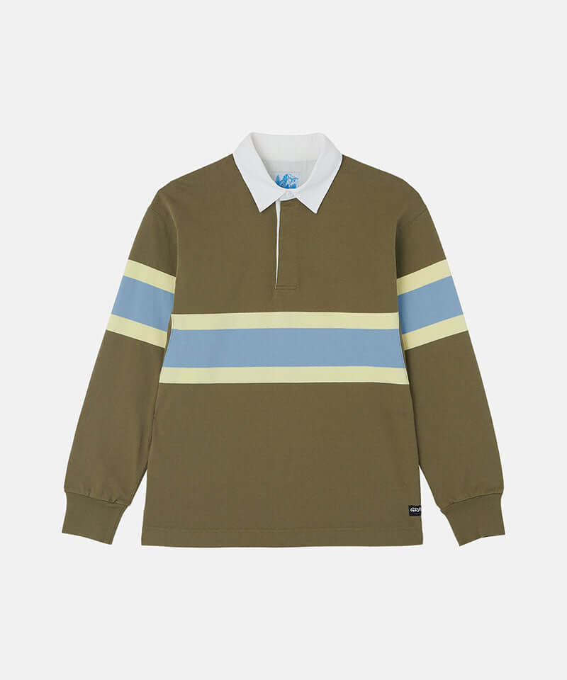 Gramicci Langdon Rugby Shirt Color: WINTER OLIVE