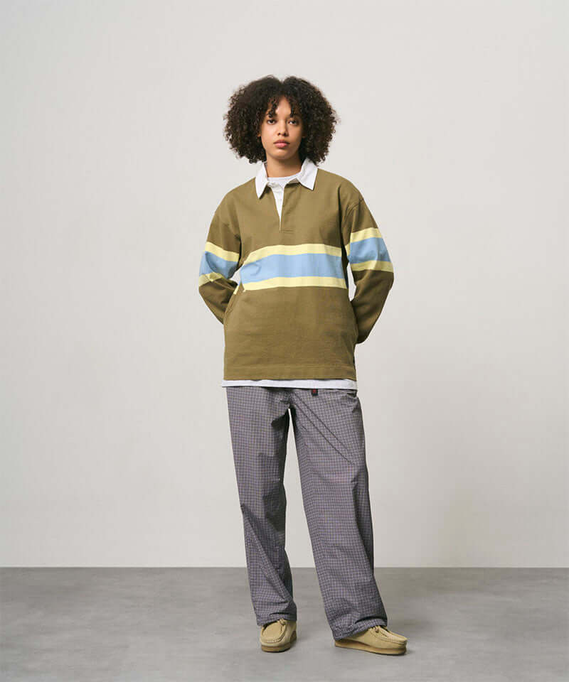 Gramicci Langdon Rugby Shirt Color: WINTER OLIVE