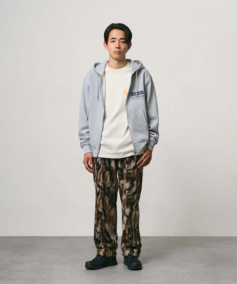 Gramicci Thermal Fleece Pant Color: BARK CAMO