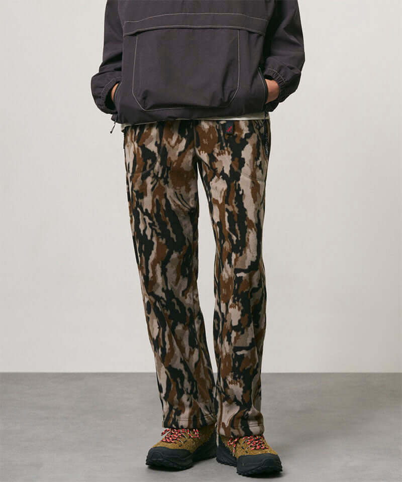 Gramicci Thermal Fleece Pant Color: BARK CAMO