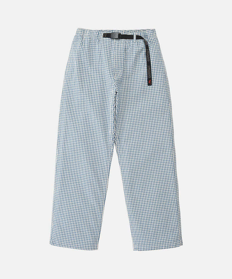 Gramicci Dobby Plaid Gramicci Pant Straight Fit Color: ROYAL CHECK