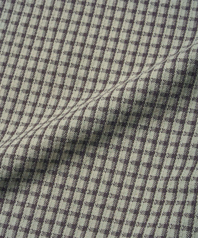 Gramicci Dobby Plaid Gramicci Pant Straight Fit Color: STONE