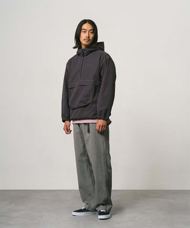 Gramicci Dobby Plaid Gramicci Pant Straight Fit Color: STONE