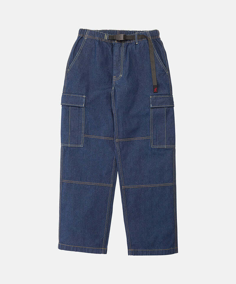 Gramicci Denim Cargo Pant Color: RINSE DINDIGO