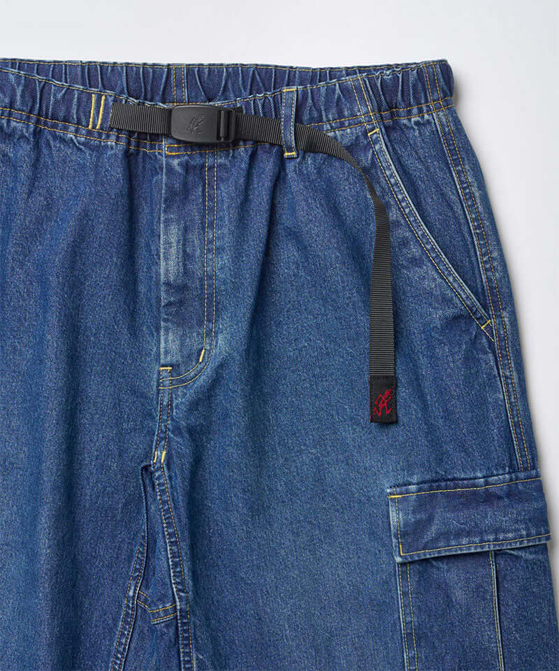 Gramicci Denim Cargo Pant Color: STONE DENIM
