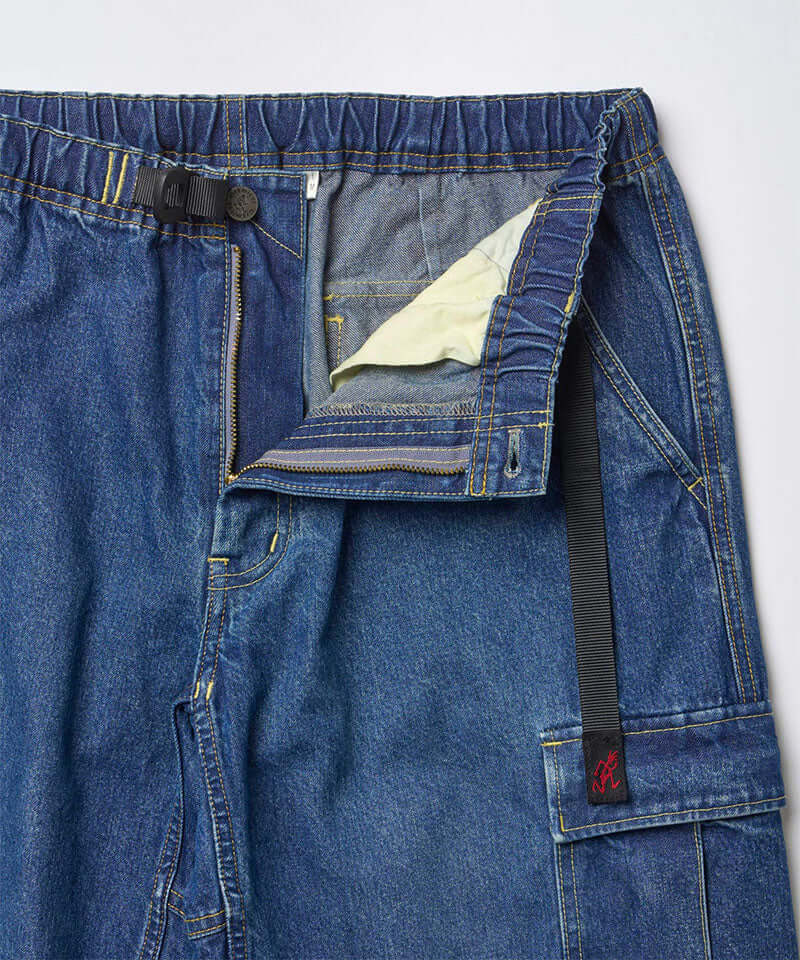 Gramicci Denim Cargo Pant Color: STONE DENIM
