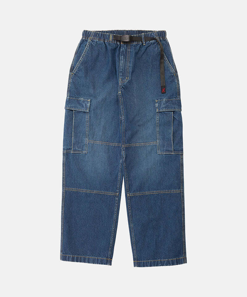 Gramicci Denim Cargo Pant Color: STONE DENIM