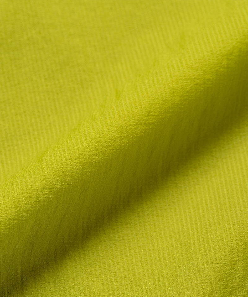 Gramicci kiwi Ultra-Light Packable Jacket fabric swatch.