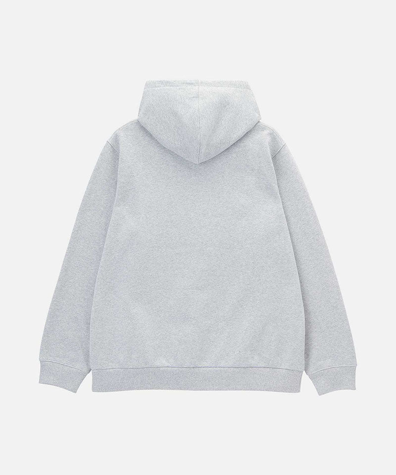 Gray hoodie on a light gray background