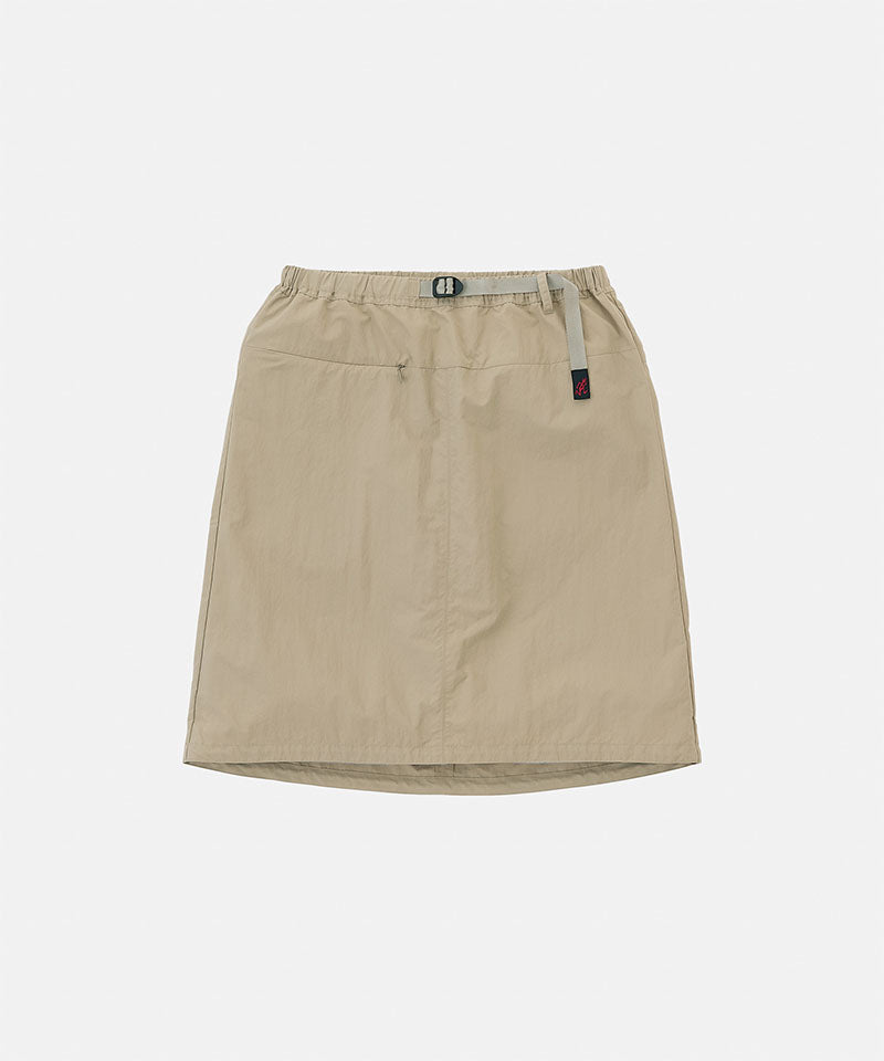 Beige skirt on a white background