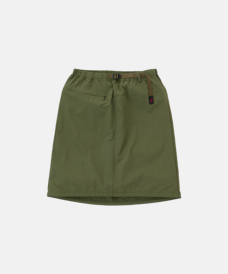 Green skirt on a white background