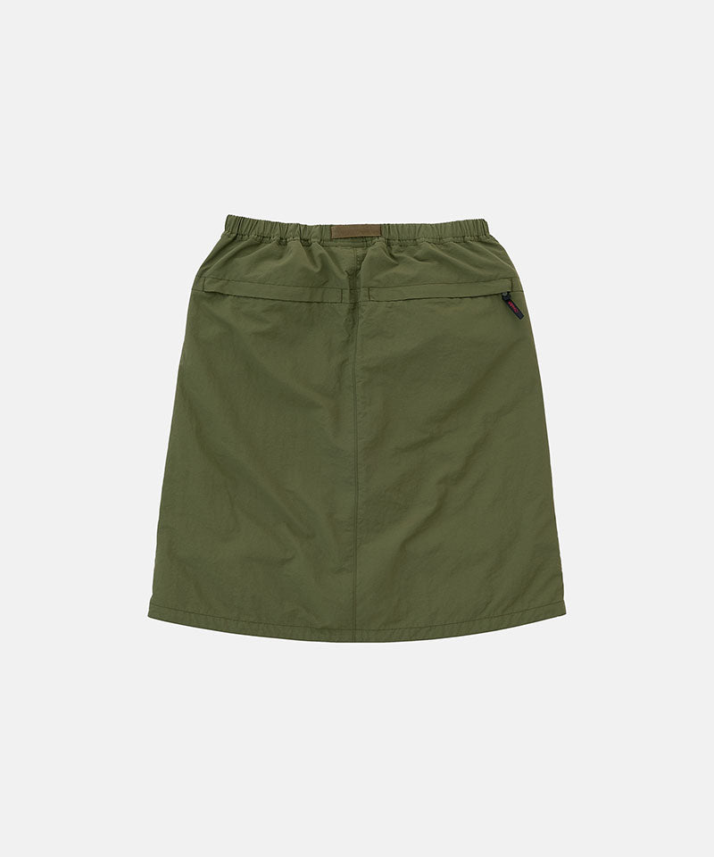 Green skirt on a white background