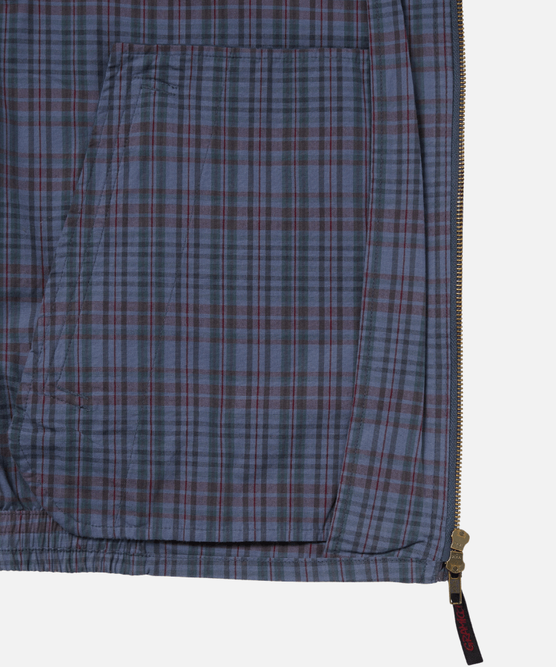 Gramicci Gramicci & thisisneverthat Washed Wind Jacket Color: NAVY PLAID