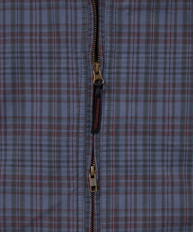 Gramicci Gramicci & thisisneverthat Washed Wind Jacket Color: NAVY PLAID