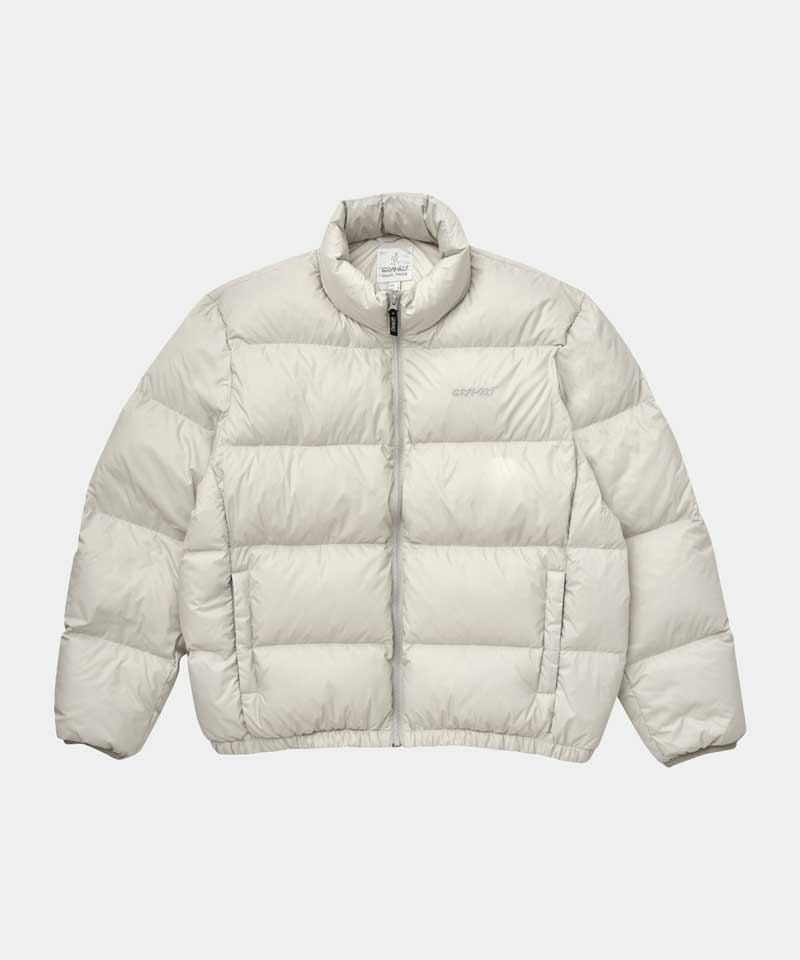 Beige puffer jacket online