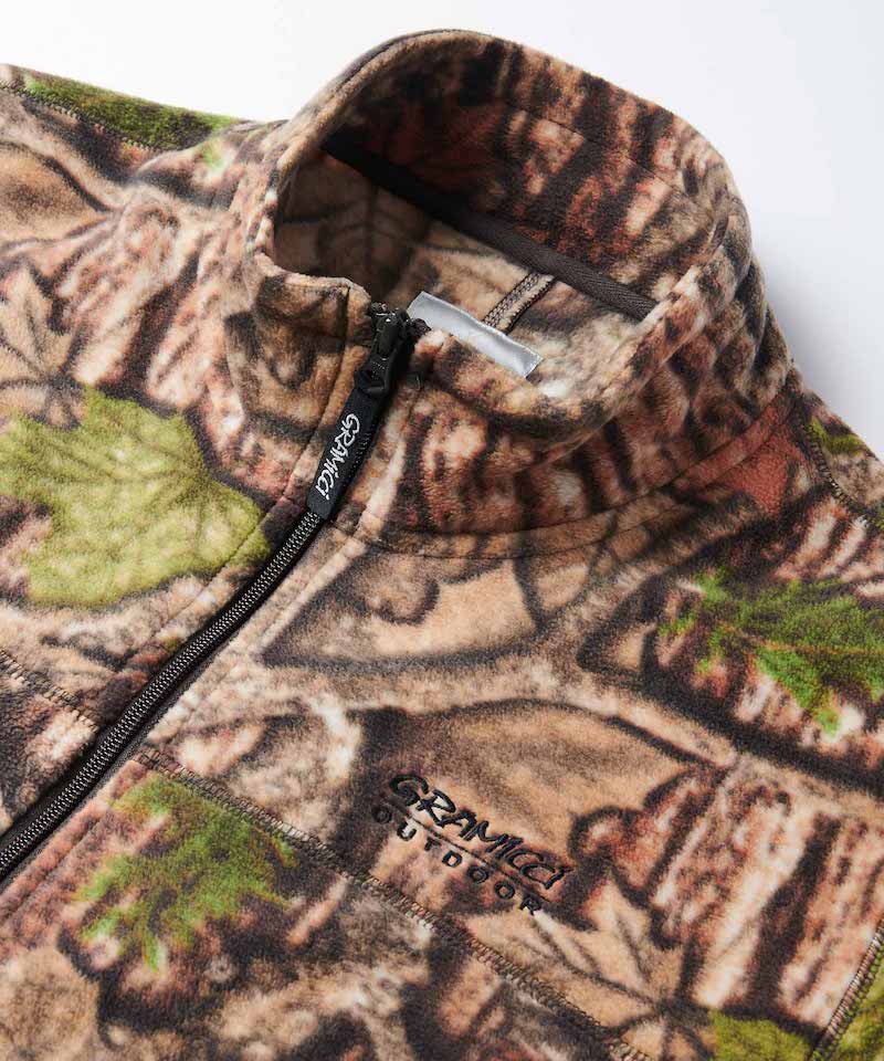 Gramicci Thermal Fleece Jacket Leaf Camo / M