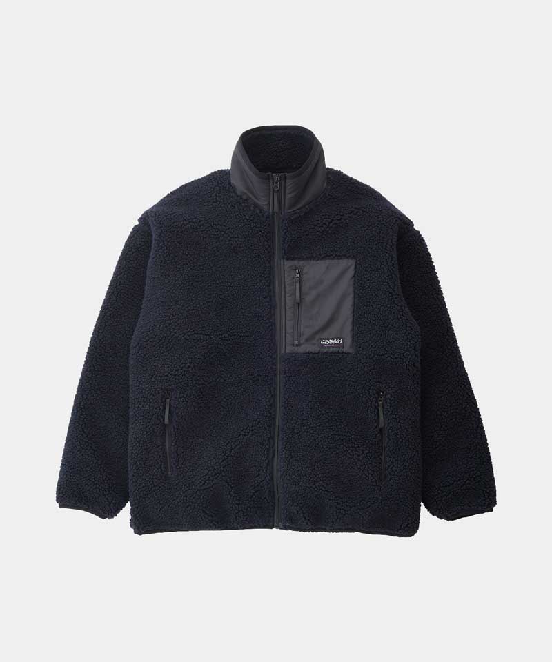 jacket black fleece