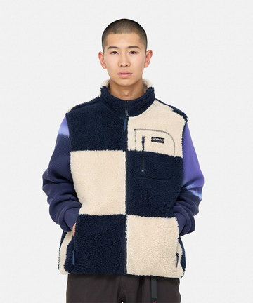 Checkered Sherpa Vest – Gramicci Checkered Sherpa Vest – Gramicci