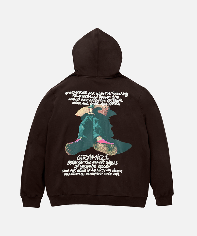 Napping Climber Hooded Sweatshirt – Gramicci Napping Climber Hooded Sweatshirt – Gramicci