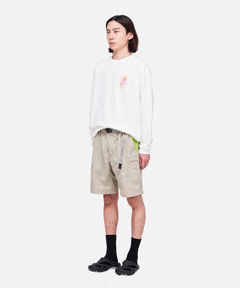 【L】everyone nylon utility cargo shorts everyone nylon utility cargo shorts (BLACK) | everyone