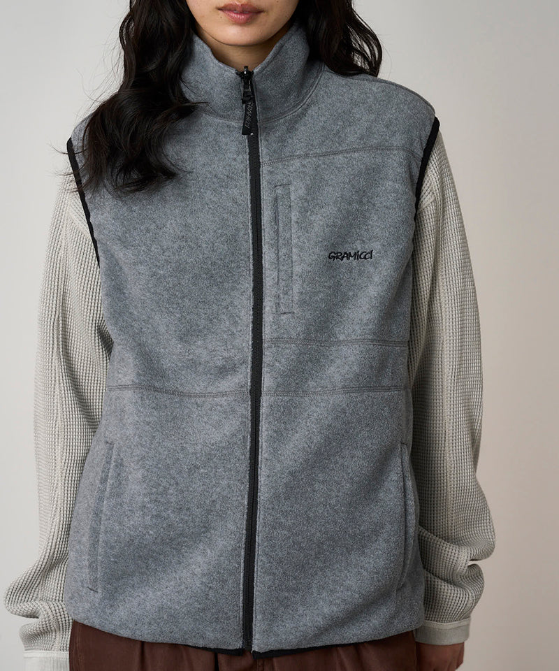 24AW GRAMICCI REVERSIBLE FLEECE VEST L ス Thermal Fleece Reversible Vest – Gramicci