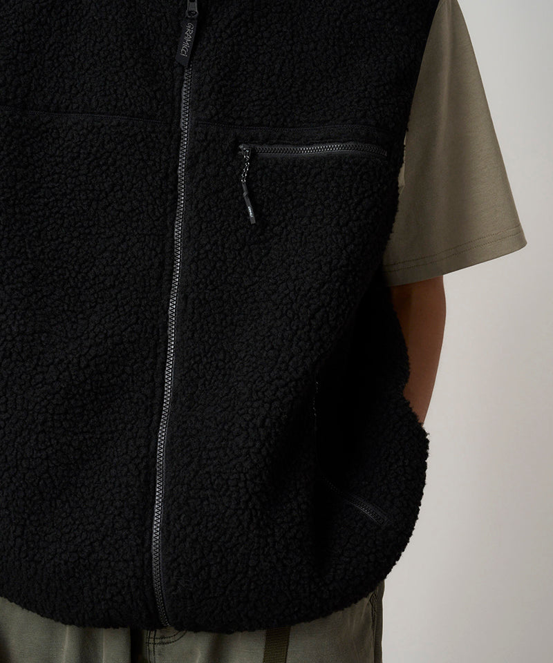 ベスト Reversible nylon sherpa vest Reversible Sherpa Vest – Gramicci