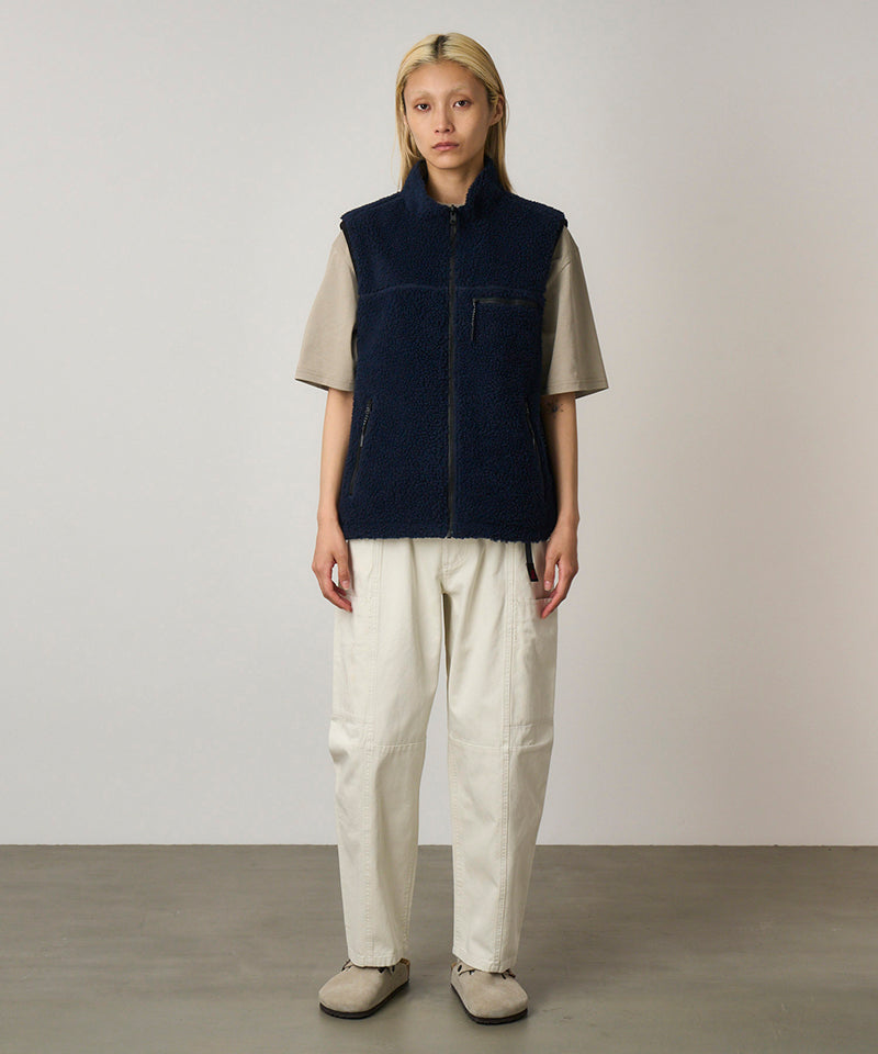24AW GRAMICCI REVERSIBLE FLEECE VEST L ス Reversible Sherpa Vest – Gramicci