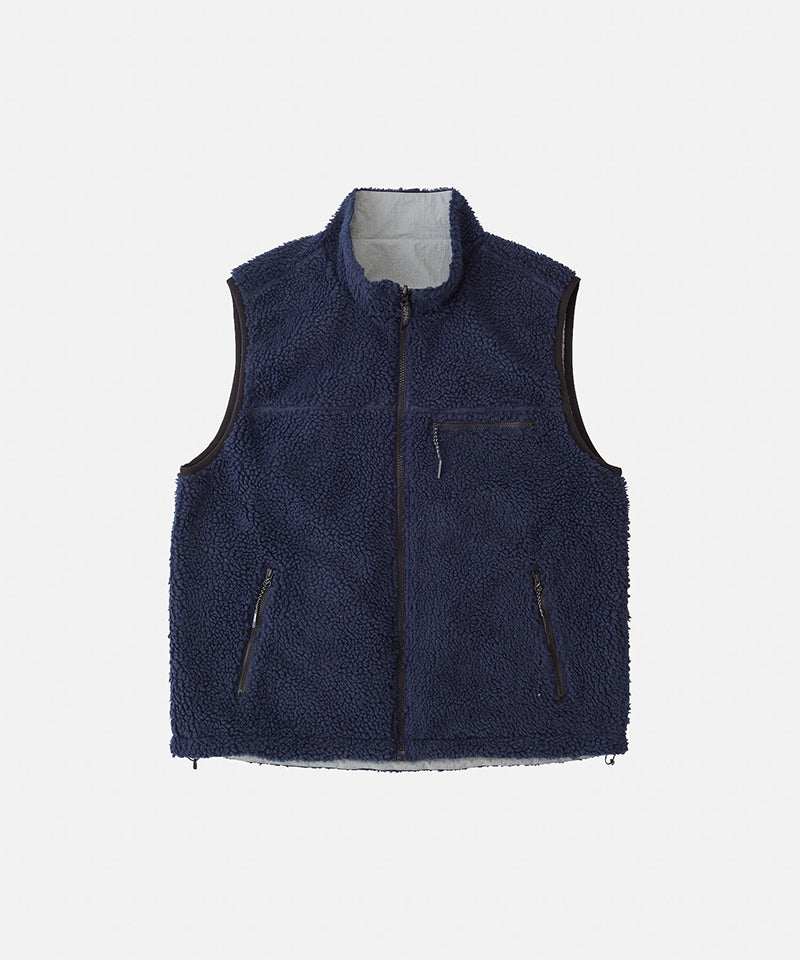 24AW GRAMICCI REVERSIBLE FLEECE VEST L ス Gramicci Reversible Fleece Vest