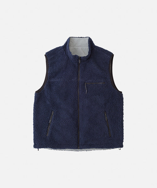 24AW GRAMICCI REVERSIBLE FLEECE VEST L ス Gramicci Reversible Fleece Vest