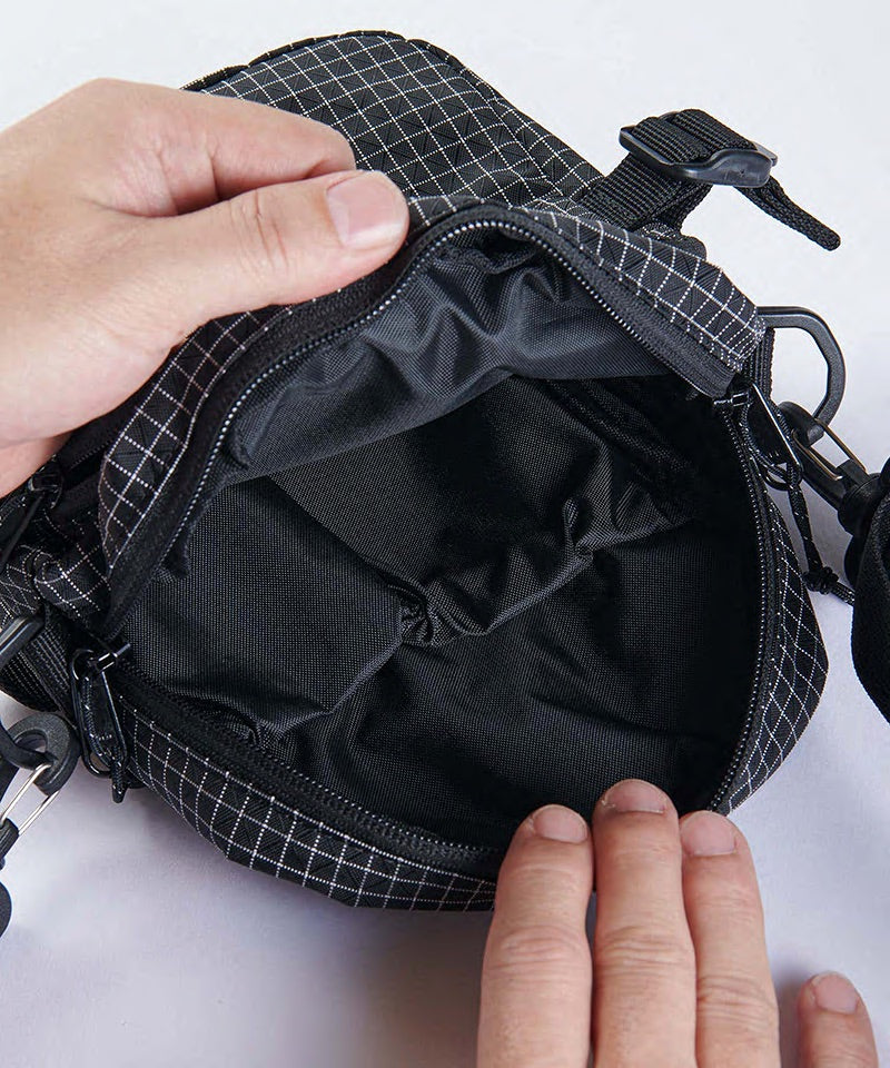 【関税込み】Gramicci ブラック リップストップ バッグ Ripstop Mini Shoulder Bag – Gramicci
