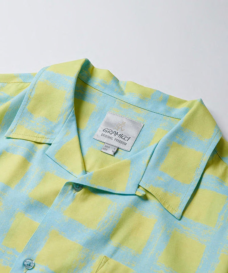 美品GRAMICCIグラミチCHECKERD RAYON SHIRT Gramicci Checkered Rayon Shirt