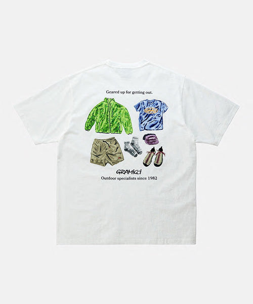 tシャツ Gramicci/グラミチ　ギアアップTEE　GEARED UP TEE　G5SU-T167 レディース メンズ Geared Up Tee – Gramicci