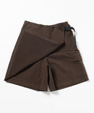 Gramicci G-Skort in the color chocolate on a light-tone background.
