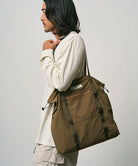 Gramicci Utility Tote Bag Color: BROWN CHECK
