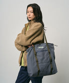 Gramicci Utility Tote Bag Color: NAVY CHECK