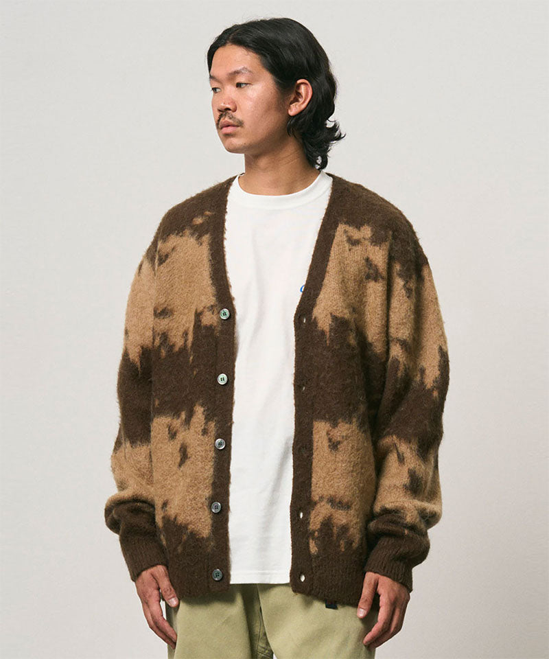 machatt CRUSH MOHAIR WOOL KNIT ＆CARDIGAN Mohair Splatter Cardigan – Gramicci
