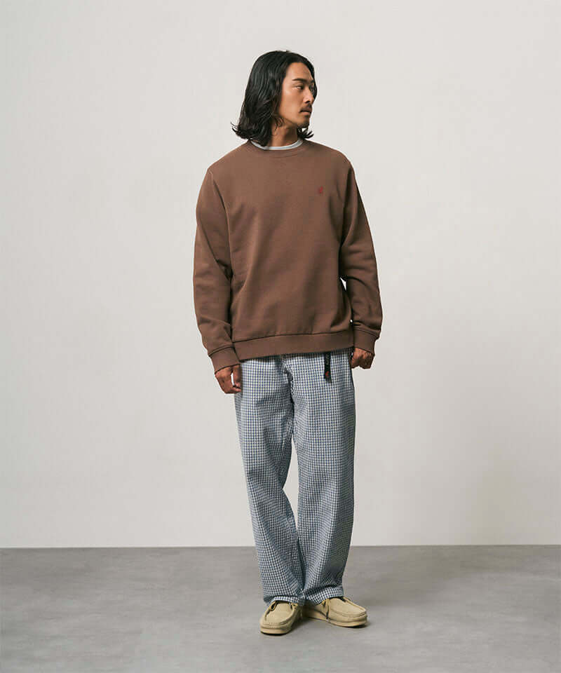 Gramicci Dobby Plaid Gramicci Pant Straight Fit Color: ROYAL CHECK