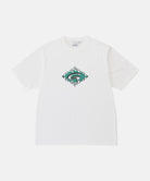 Gramicci white Flames Tee with a graphic against a light-tone background.