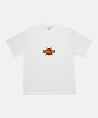 Gramicci white Ladybug Tee with colorful graphic against a light-tone background.