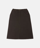 Back view of a coffee colored Gramicci Venture Skirt against a light-tone background.