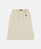 Sand colored Gramicci Venture Skirt against a light-tone background.